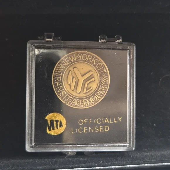 MTA New York City Subway Token Lapel Pin