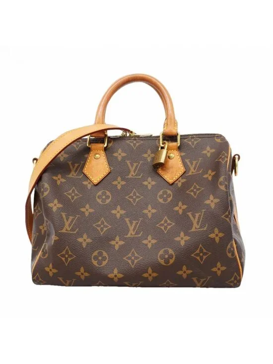 Louis Vuitton Handbag Monogram Speedy Bandouliere 25 Brown 2-Way