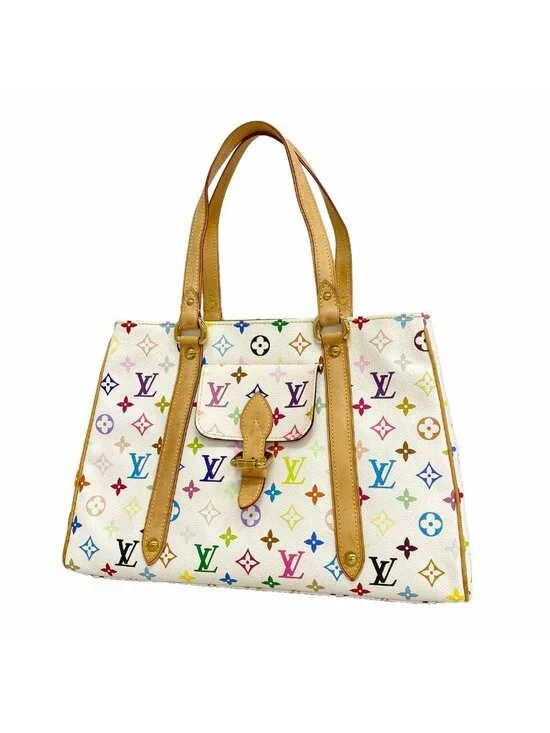Louis Vuitton Tote Monogram Multicolor Aurelia MM Blanc