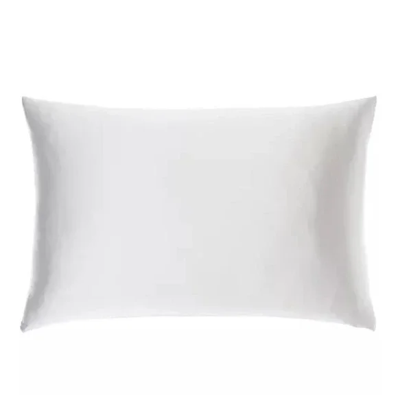 New Donna Karan Silky Pillowcase One Standard White Lyocell Silk Blend‎ 20x30
