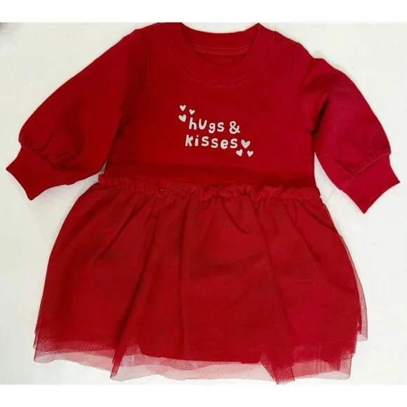 Carter’s Just One You Baby hugs & kisses Tutu Dress BABY GIRL SIZE 3 MONTHS NEW