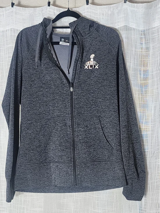 Nike Gray XLIX Full-Zip Hoodie