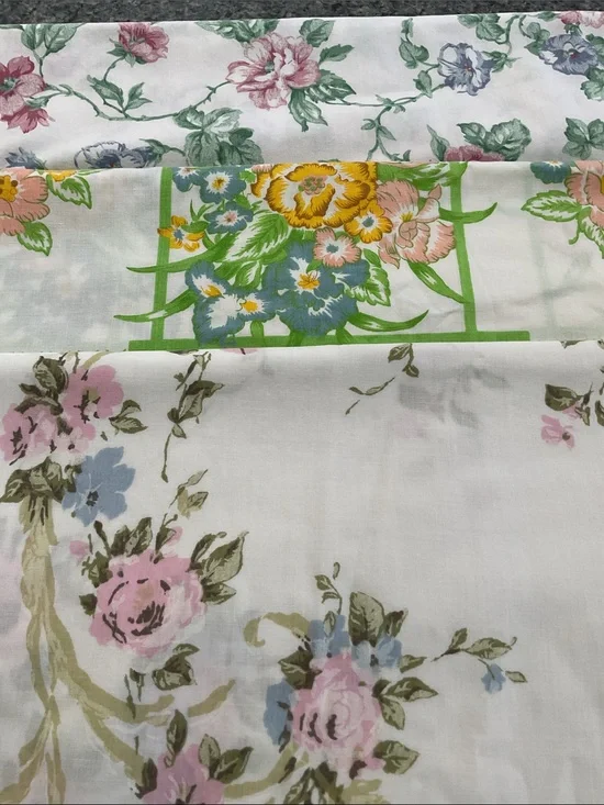 🌸 Vintage pillowcases three sets(6)