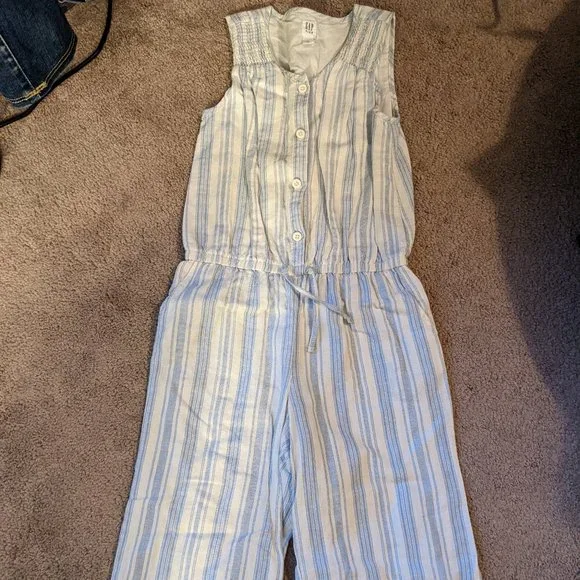 Gap Girls Tank Stripe Romper (M/8)