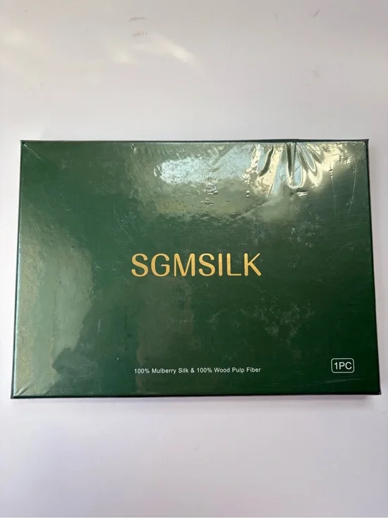SGMSILK King Mulberry Silk Pillowcase - Light Purple / lavender New