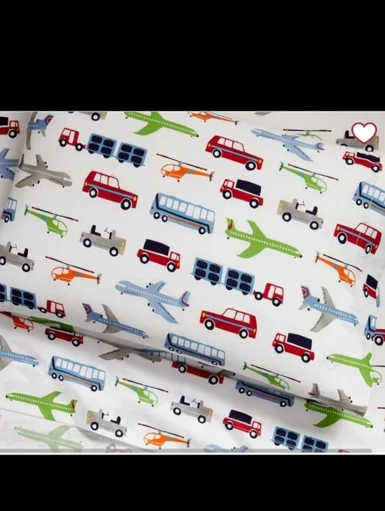Pottery Barn Kids Vehicles Sheet