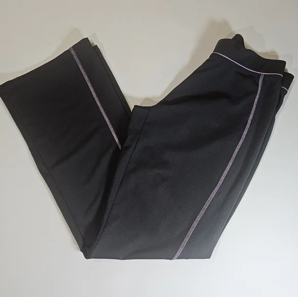 Nike Pants Womens Medium Grey Pink Yoga Gym Activewear‎