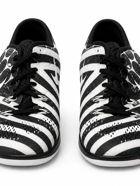 Nike Black and White Sneaker Label Detail