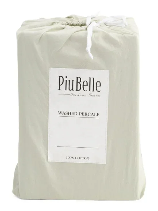 PIUBELE Made In Portugal Stone Washed Sheet Set