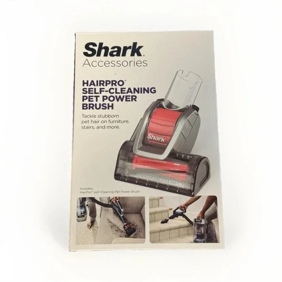 Shark HairPro Self-Cleaning Pet Power Brush Vacuum Cleaner Attachment