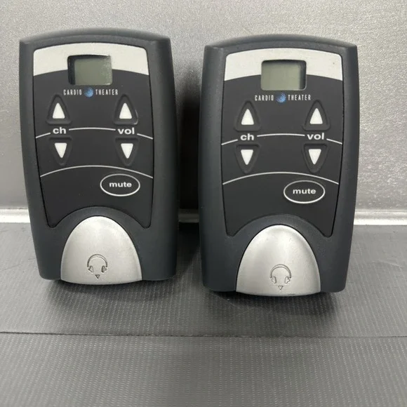 2 Cardio Theater Entertainment System Remote Controller TV Volume Channel