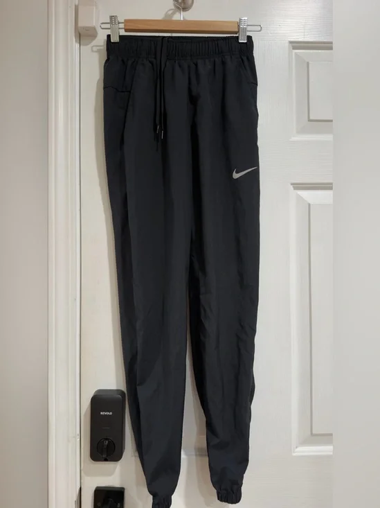 Nike Black Jogger Sweatpants with Reflective Swoosh
