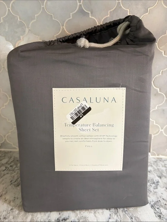 Temperature Balancing Sheet Set - Casaluna - Gray