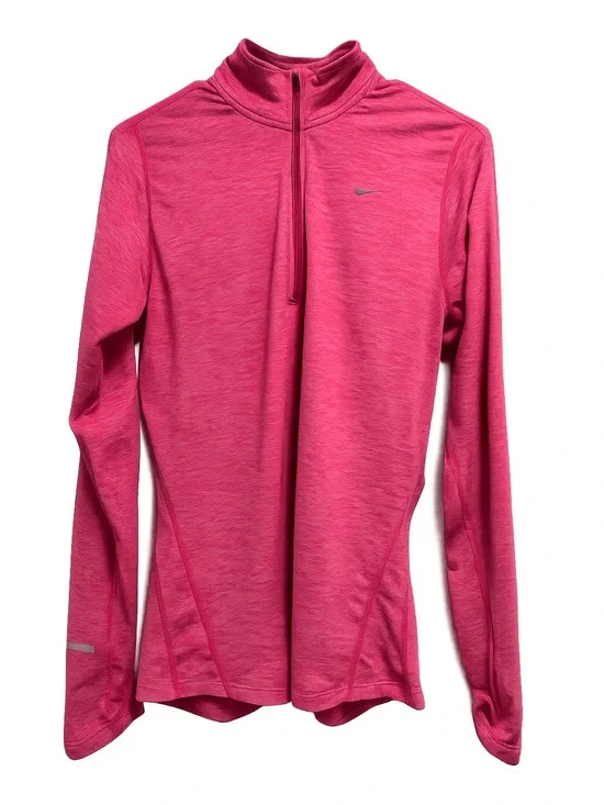 Nike Dri-FIT Women’s 1/2 Zip Running Pullover Pink Size M