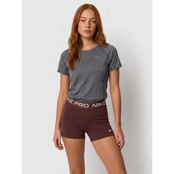 Womens Nike Pro Mid Rise 3 Inch Biker Shorts