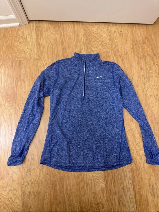 Nike Dri-Fit Quarter Zip Long Sleeve Activewear Top