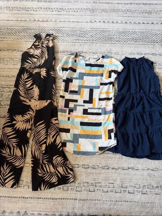2 girls dresses and 1 pant’s outfit