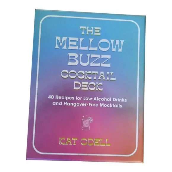 Mellow Buzz Cocktail Deck - Blue and Pink