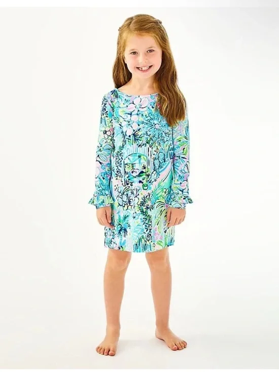 Lilly Pulitzer Mini Sophie Ruffle Dress Girl’s XL 12-14 LILLY’S HOUSE Holy Grail