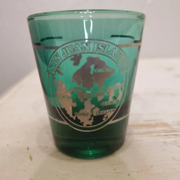 San Juan Islands Shot Glass Souvenir Collectible