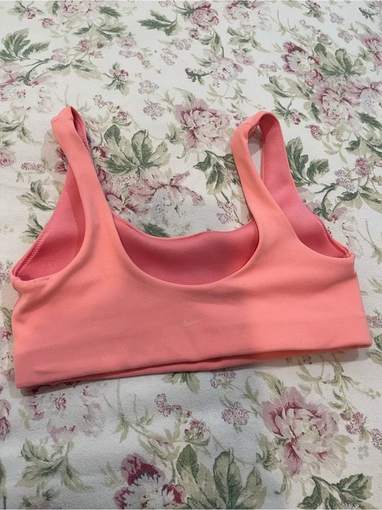 Nike Coral Pink Low-Impact Sports Bra