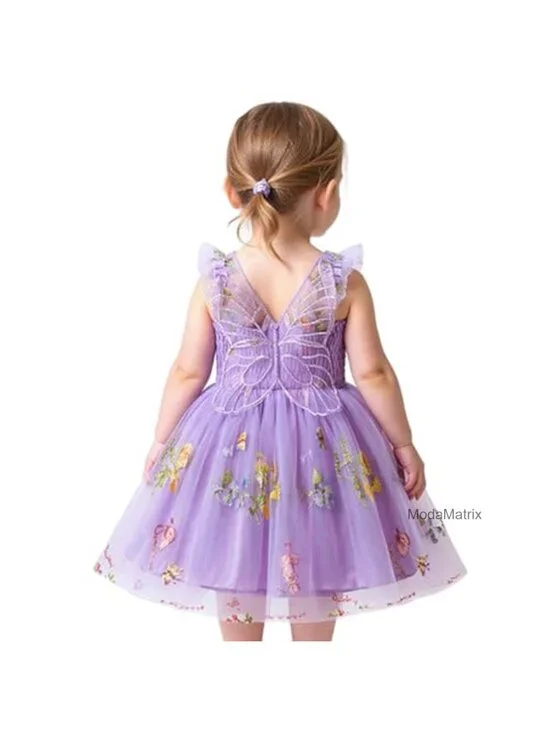 Toddler Girl Tutu Dress A-Line Sleeveless Summer Party