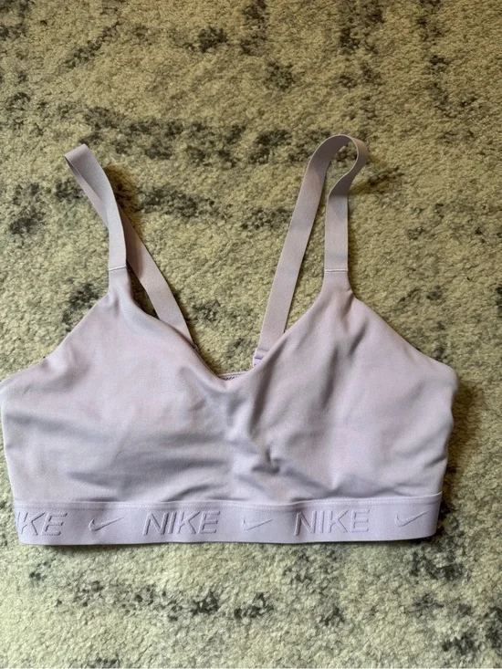 Nike Low-Impact Bralette with Embossed Logo