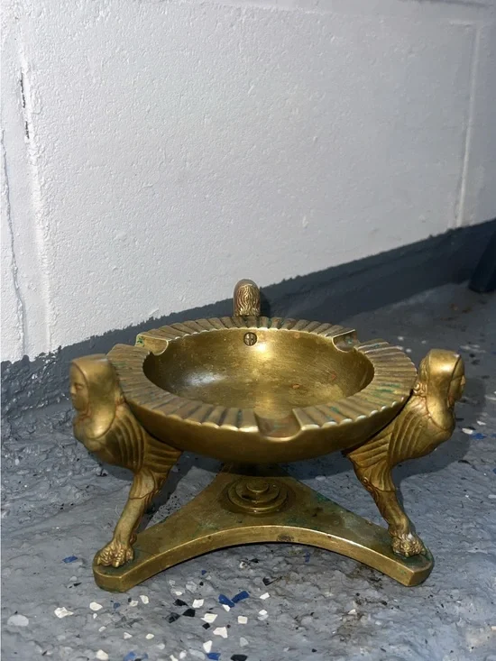 Early 20th Century Egyptian Revival Sphinx Ashtray by the Wm. H. Jackson Co.