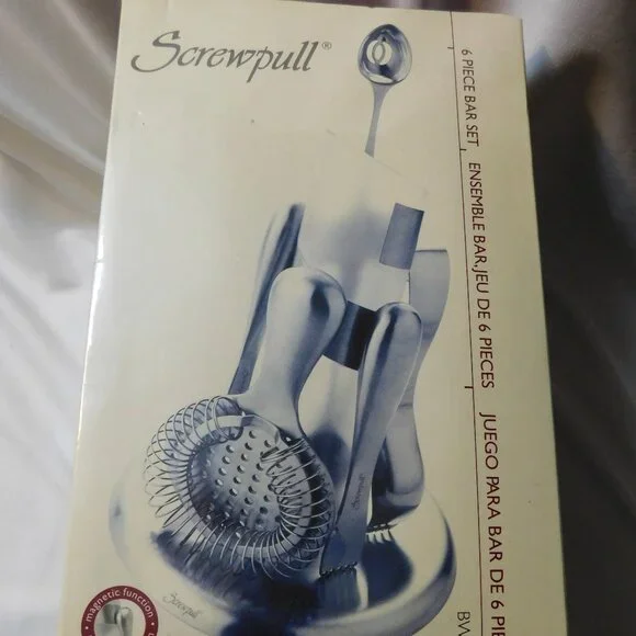 Screwpull Six Piece Bar Set NEW in BOX