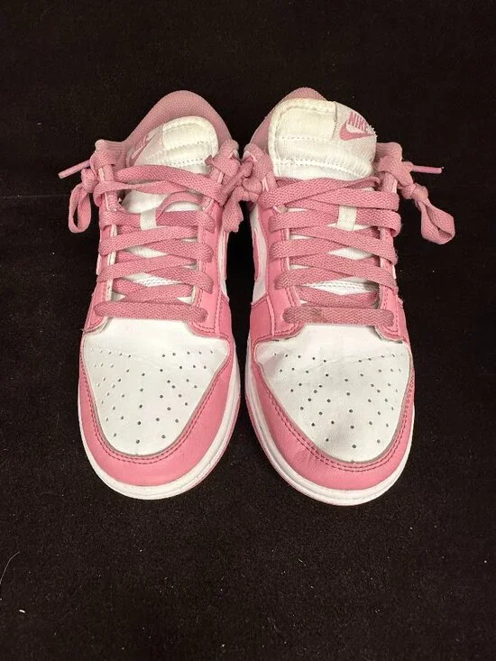 These sneakers are the Nike Dunk Low Next Nature 