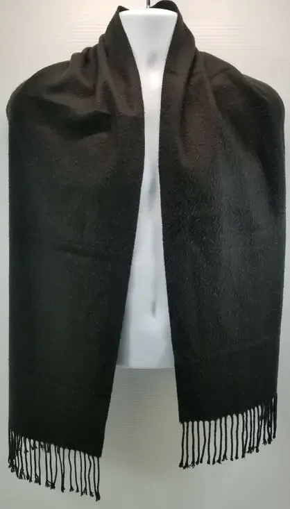 II) Jaclyn Smith Black Fringed Women's Scarf 12