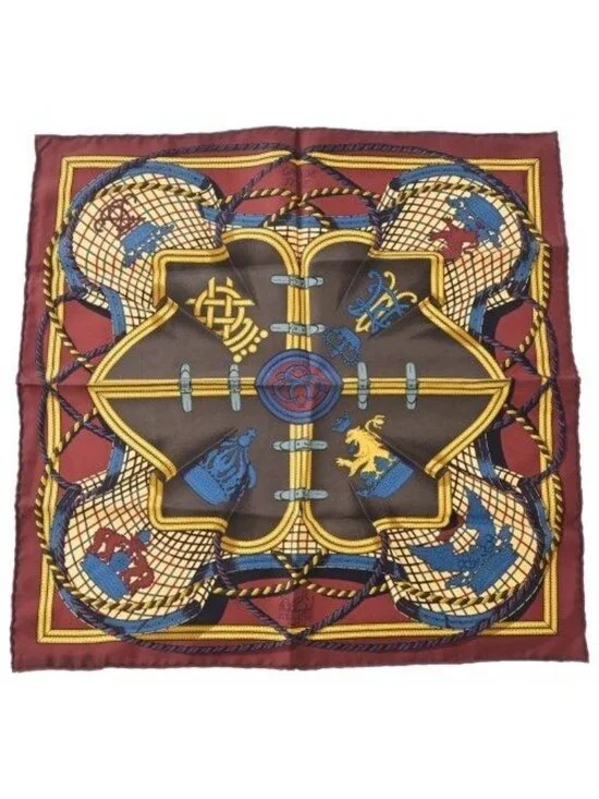 Hermes Bandana Scarf Yellow