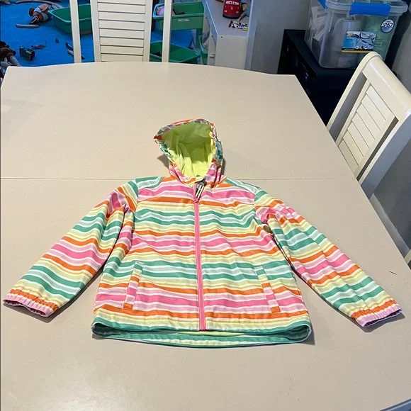 Cat‎ & Jack Multicolor Striped Raincoat