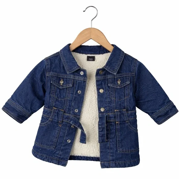 Old Navy denim Coat. Size 6-12. months. Great Condition