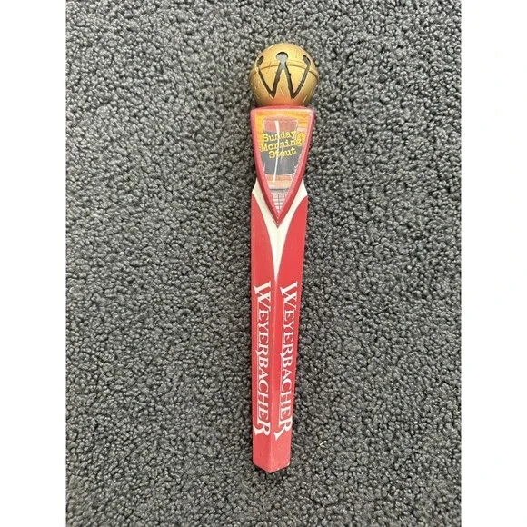 WEYERBACHER TAP HANDLE Craft Beer SUNDAY MORNING STOUT Brewing Co. 12 Inches