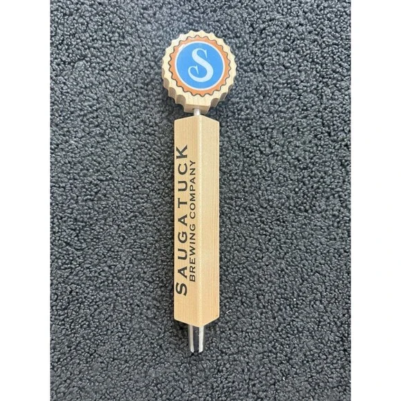 Saugatuck Brewing Co. Keg Tap Wood Handle 13