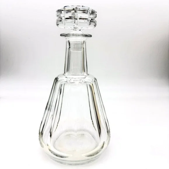 Vintage Baccarat Talleyrand Clear Crystal Liquor Decanter with‎ Stopper 9.25