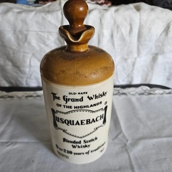 The Grand Whiskey of Highlands Usquaebach Decanter