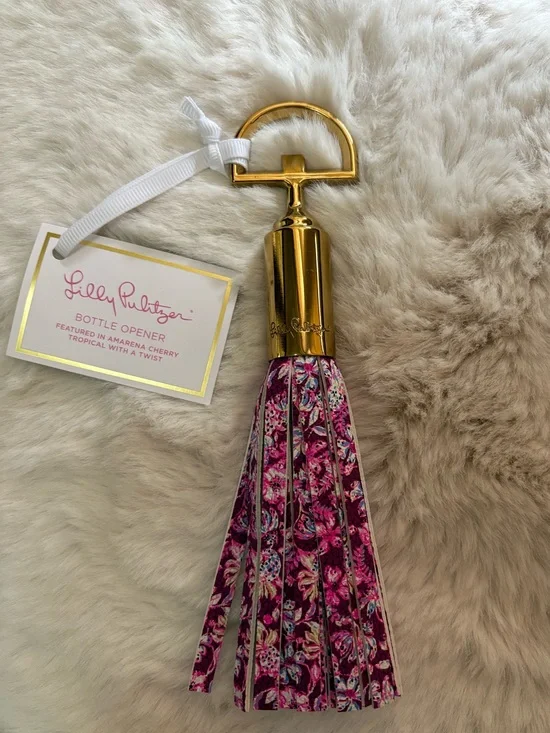 Lilly Pulitzer Tassel Bottle Opener NWT