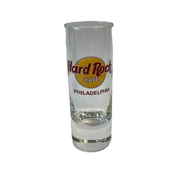 Shot Glass Tall Hard Rock Cafe‎ Philadelphia