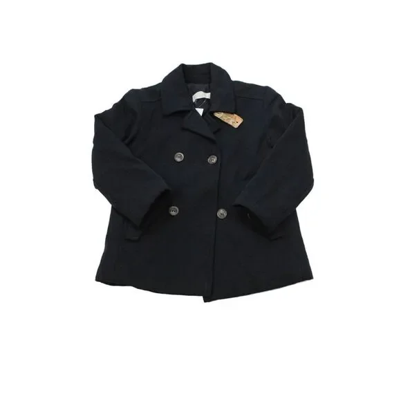 Alviero Martini 1A Classe Boys Long Sleeve Buttoned Dress Coat Blue Size 2