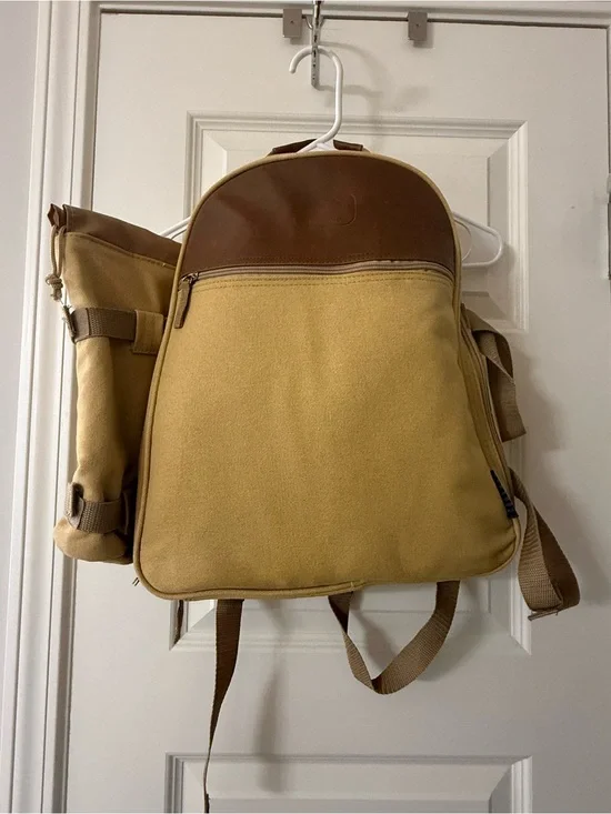 Field & Co Cambridge Picnic Backpack Insulated Cooler Wine Bag Trailhead New