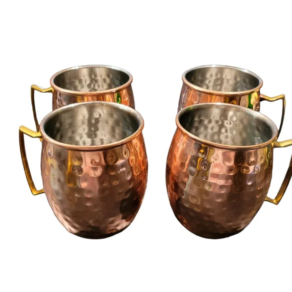 Moscow Mule Mugs Hammered Copper Mugs