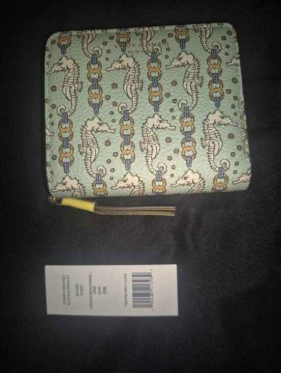 Tory Burch Seahorse Bi-Fold Wallet