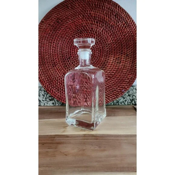 Vintage 9” Whiskey Decanter