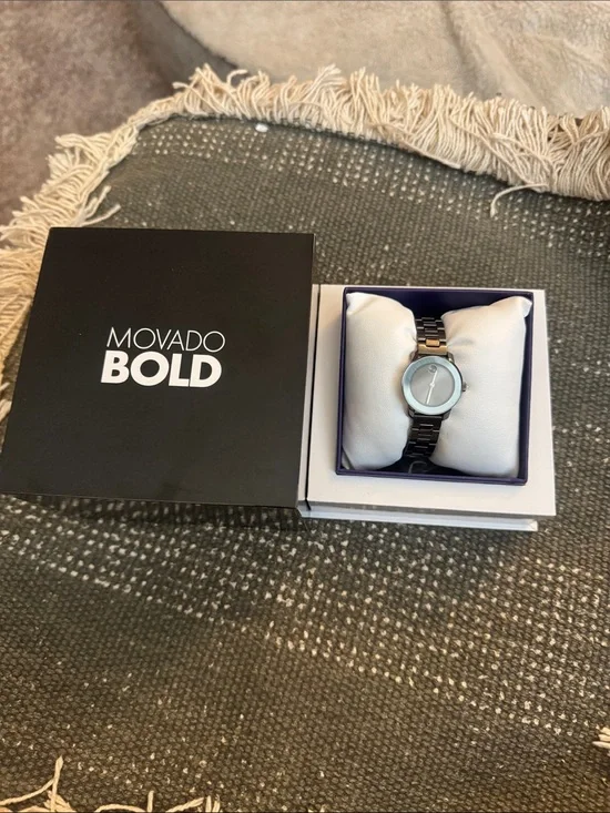 Movado Bold Stainless Steel Women's Bracelet Watch