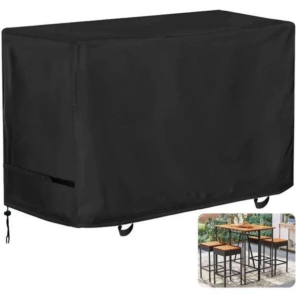 Patio High Top Dining Set Cover, Outdoor‎ Table and Chairs Cover for 5-Piece Bar