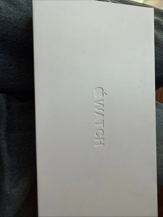 Apple White Embossed Apple Watch Box