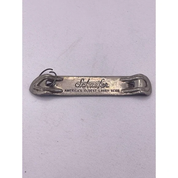 Metal‎ Can Bottle Opener Schaefer America's Oldest Lager Beer At its Best -B