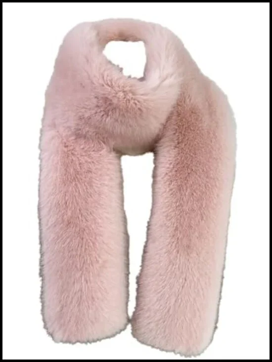 Fluffy Faux Fox Fur Shawl Womens Wedding 1920s Party Stole Shrug Neck Warmer